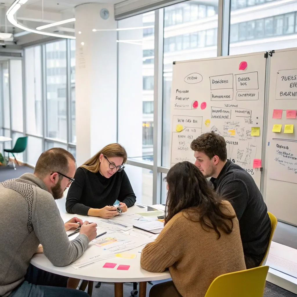 ZYNVELORIA team brainstorming